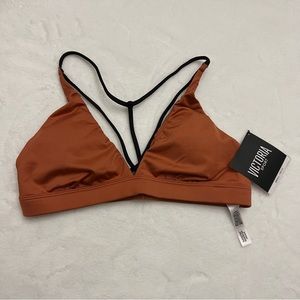 NWT Never Worn! Victoria’s Secret Sport Strappy Brallete - Glazed Ginger - Small